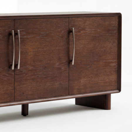 Komoda Koper s dvierkami v farbe orech – 160 cm