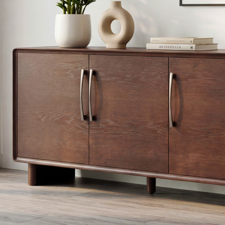 Komoda Koper s dvierkami v farbe orech – 160 cm