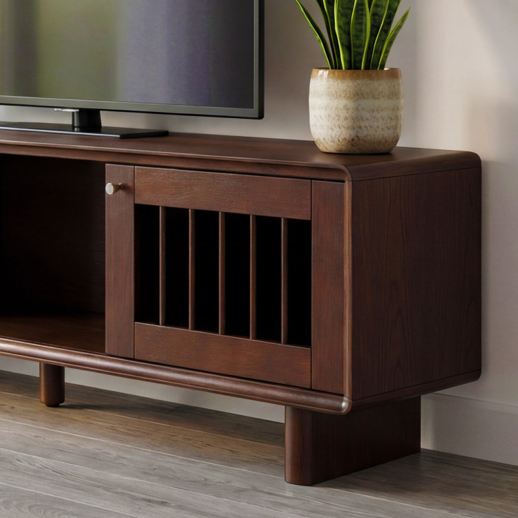 Designová TV skrinka v farbe orech – 180 cm