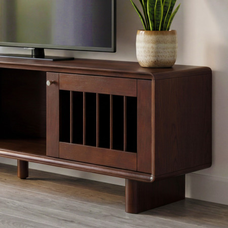 Designová TV skrinka v farbe orech – 180 cm