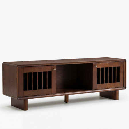 Designová TV skrinka v farbe orech – 180 cm