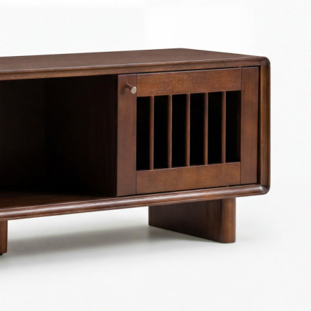 Designová TV skrinka v farbe orech – 180 cm