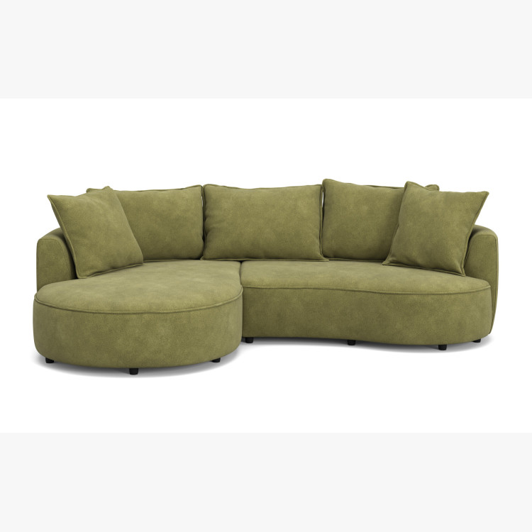 Zaoblená sedacia súprava SANA – ľavý roh