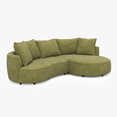 Zaoblená sedačka SANA – pravý roh