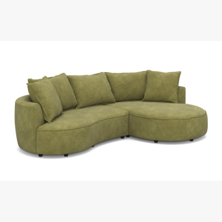 Zaoblená sedačka SANA – pravý roh