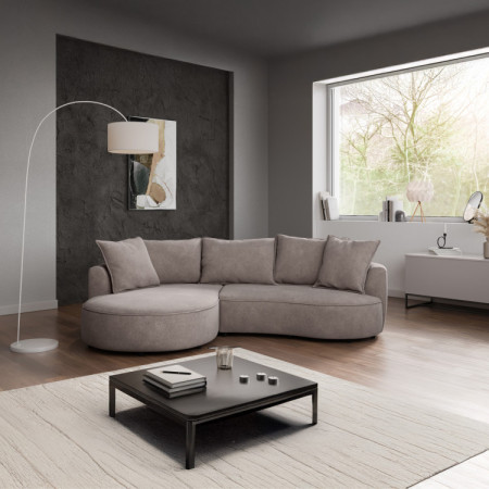 Zaoblená sedacia súprava SANA – ľavý roh