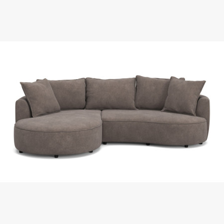 Zaoblená sedacia súprava SANA – ľavý roh