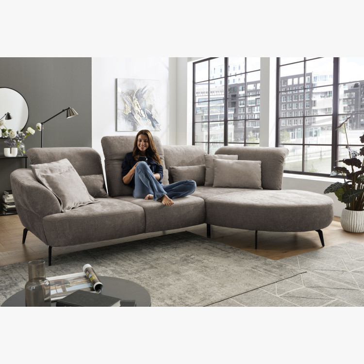 Sedacia súprava DANCE sedačka s nastaviteľným komfortom - pravý roh