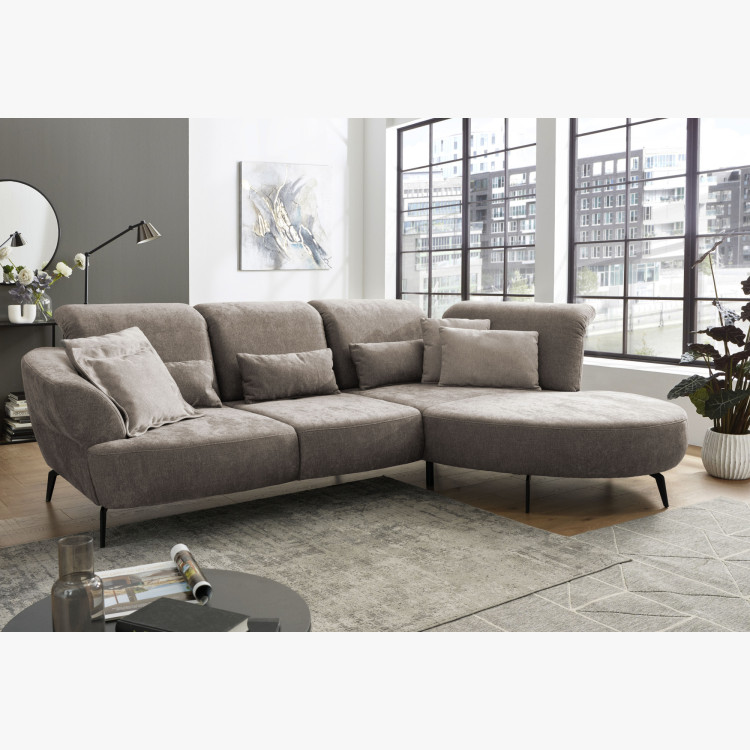 Sedacia súprava DANCE sedačka s nastaviteľným komfortom - pravý roh