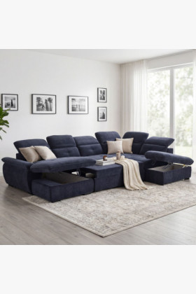 Veľká sedacia súprava do tvaru U ZOOM - AKCIA 2