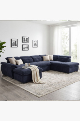 Veľká sedacia súprava do tvaru U ZOOM - výber farby