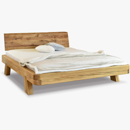 Dubová luxusná posteľ Mia 160 x 200 cm z masívnych trámov