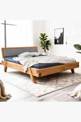 Luxusná posteľ z trámov dub Manželská Spider 160 x 200