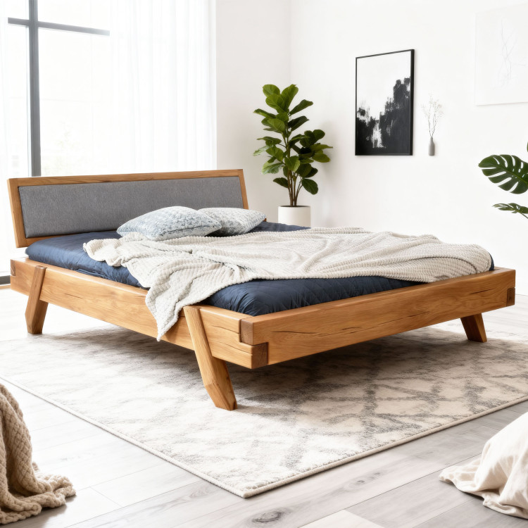 Luxusná posteľ z trámov dub Manželská Spider 160 x 200