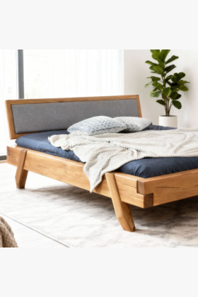 Luxusná posteľ z trámov dub Manželská Spider 160 x 200 2