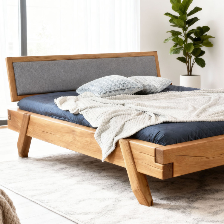 Luxusná posteľ z trámov dub Manželská Spider 160 x 200