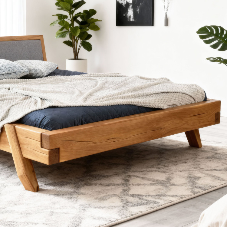 Luxusná posteľ z trámov dub Manželská Spider 160 x 200