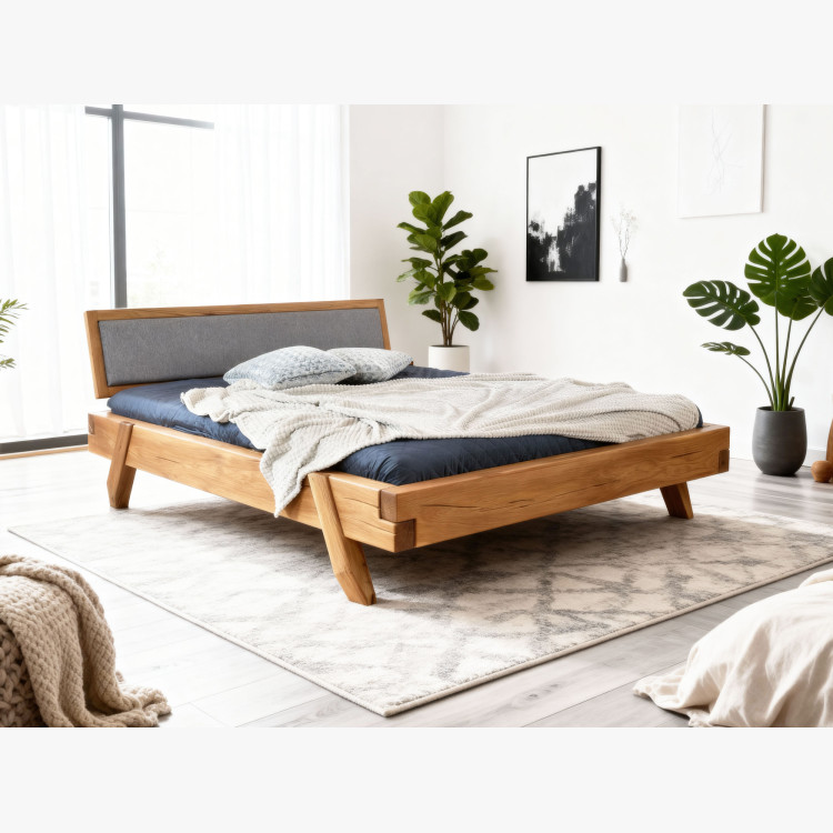 Luxusná posteľ z trámov dub Manželská Spider 160 x 200