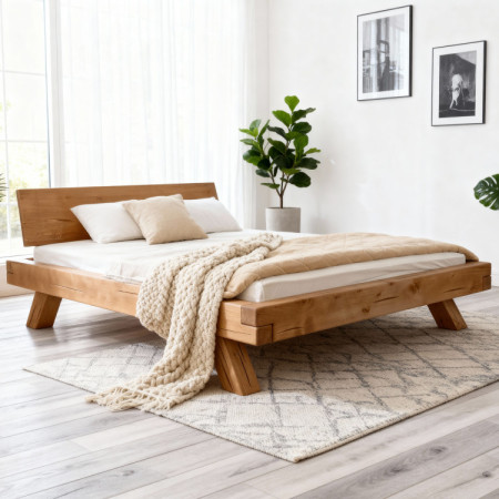 Drevená posteľ Miky 160 x 200 cm z masívneho smrekového dreva