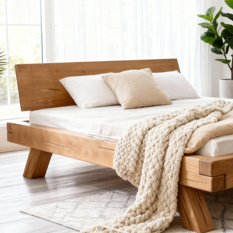 Drevená posteľ Miky 160 x 200 cm z masívneho smrekového dreva