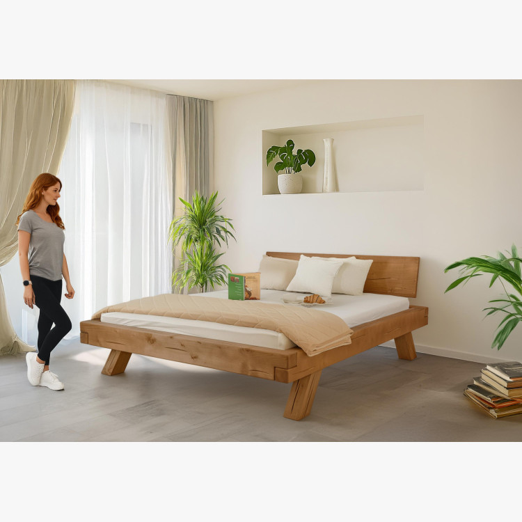 Drevená posteľ Miky 160 x 200 cm z masívneho smrekového dreva
