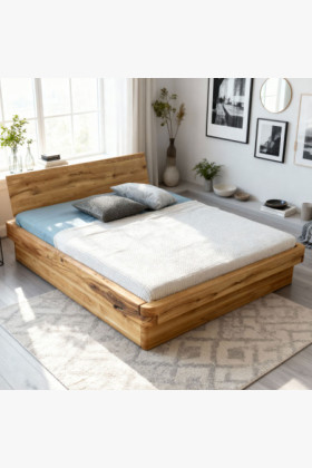 Dubová luxusná manželská posteľ Anika 180x200