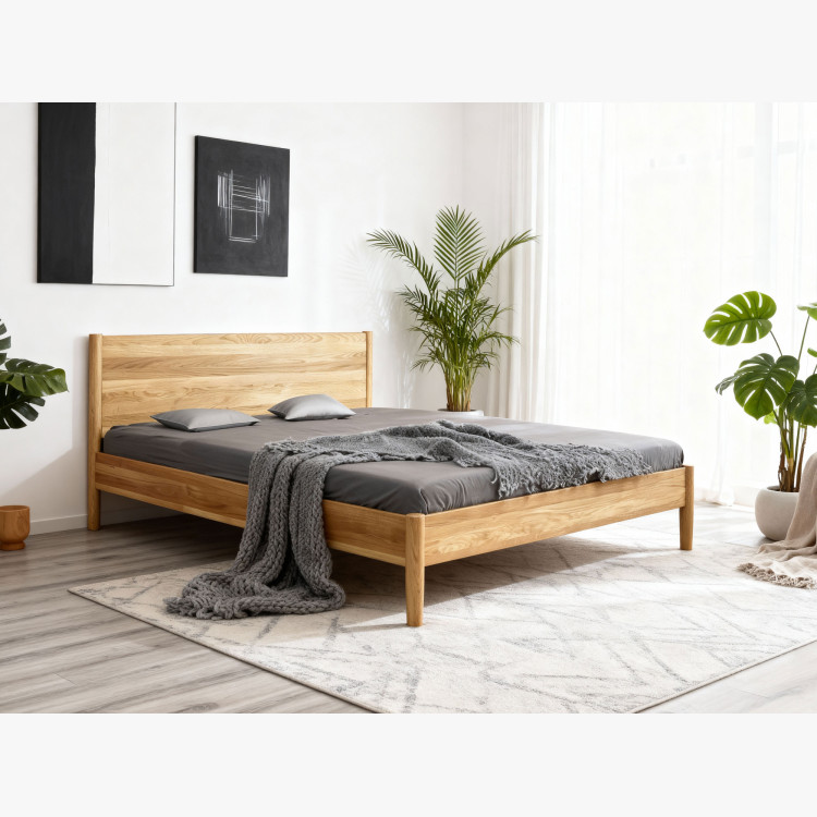 Posteľ z dubového masívu 180 x 200 cm