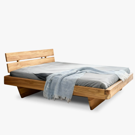 Poctivá posteľ z masívu dub 180 cm - kvalitný nábytok