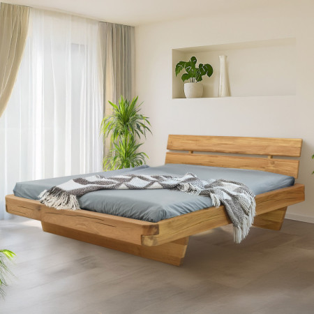 Poctivá posteľ z masívu dub 180 cm - kvalitný nábytok