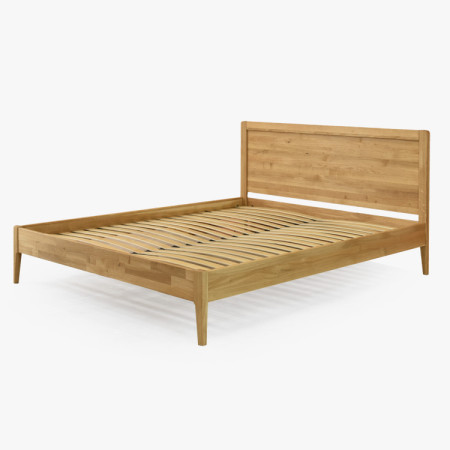 Manželská posteľ na nohách z dubu 180 x 200 cm, praha