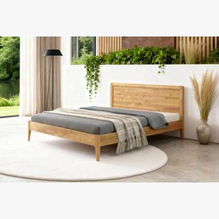 Manželská posteľ na nohách z dubu 180 x 200 cm, praha