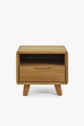 Nočný stolík, masív dub natural 2