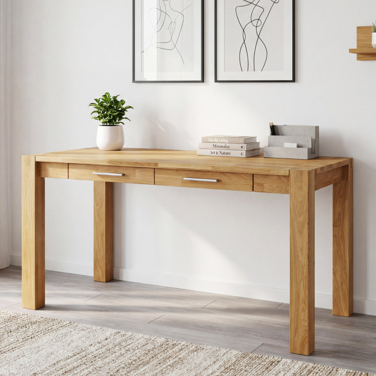 PC stolík z dubového dreva