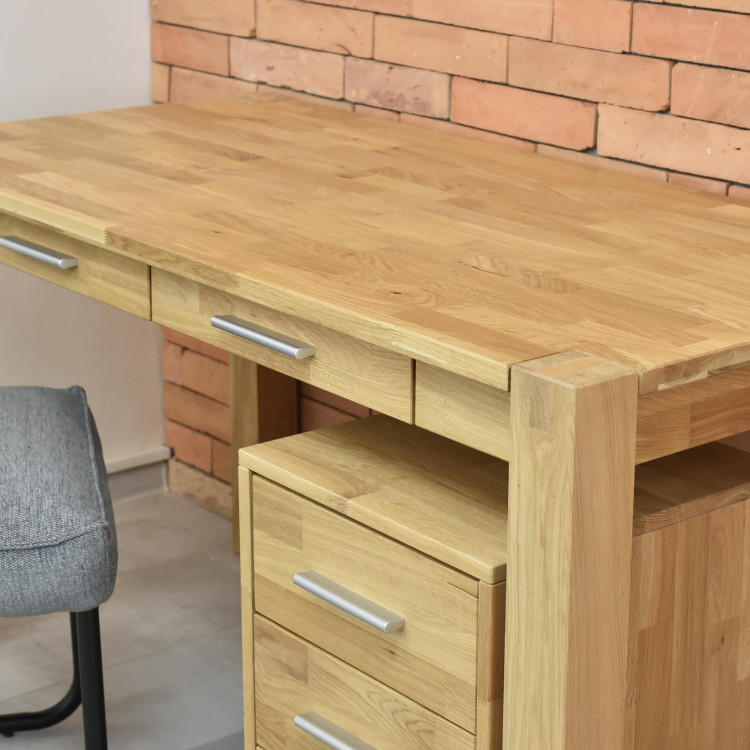 PC stolík z dubového dreva