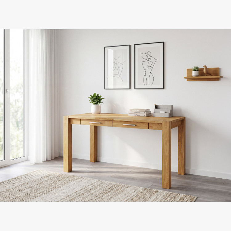 PC stolík z dubového dreva