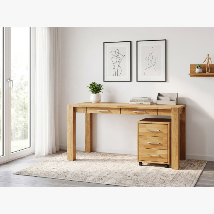 PC stolík z dubového dreva