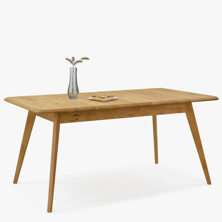 Drevený dubový rozkladací stôl 160 - 200 cm