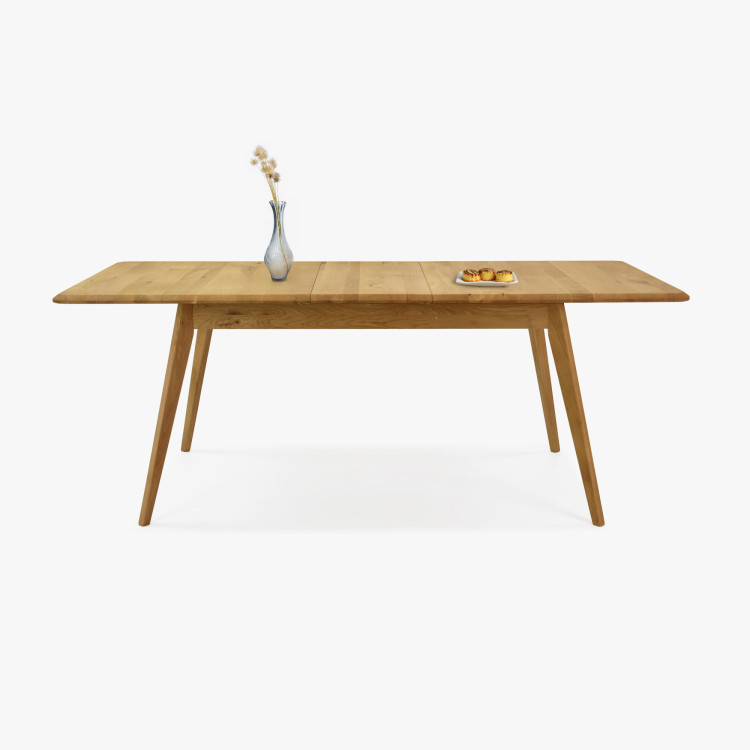 Drevený dubový rozkladací stôl 160 - 200 cm