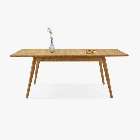 Drevený dubový rozkladací stôl 160 - 200 cm