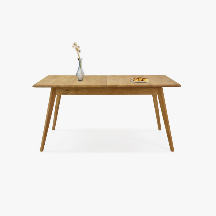 Drevený dubový rozkladací stôl 160 - 200 cm