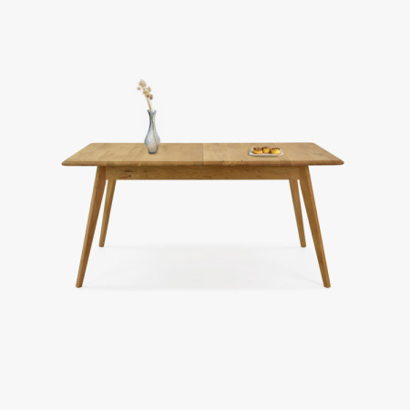 Drevený dubový rozkladací stôl 160 - 200 cm