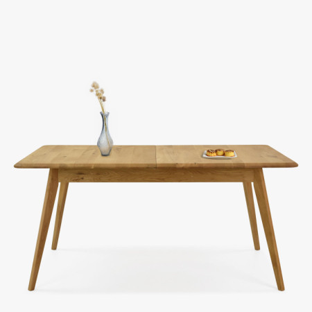 Drevený dubový rozkladací stôl 160 - 200 cm