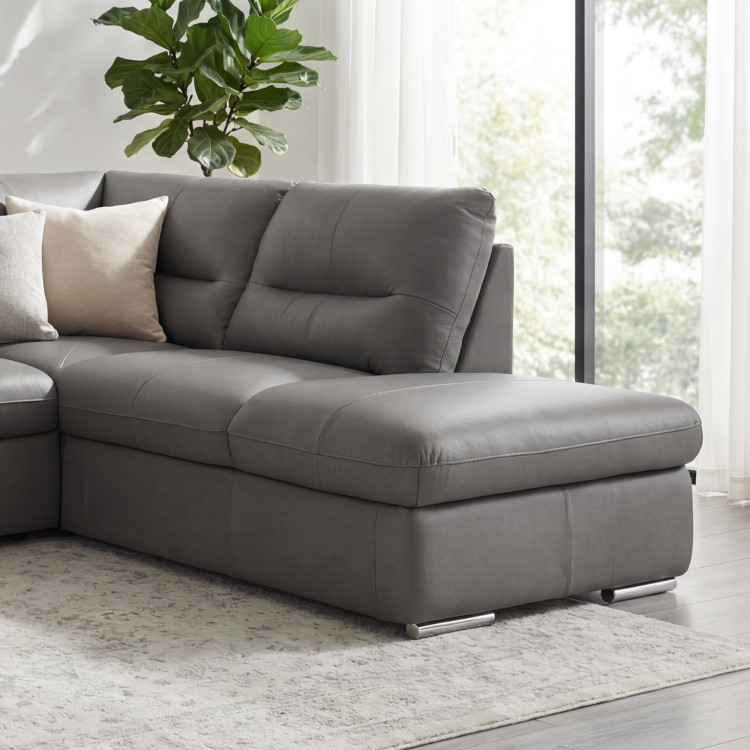 Rohová sedacia súprava - pravá koža Stone, William roh v pravo