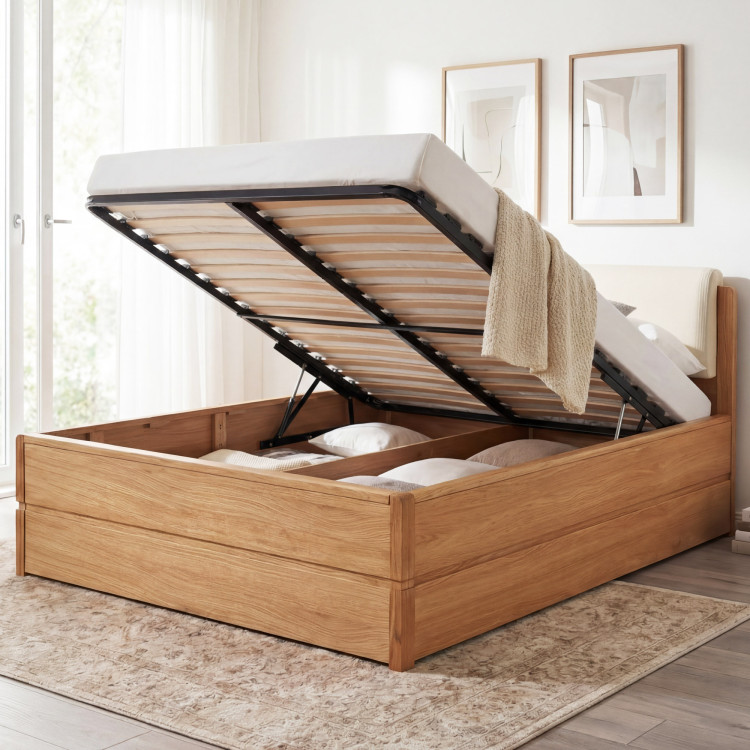 Posteľ s úložným priestorom manželská ON, Helsinki 140 x 200 cm