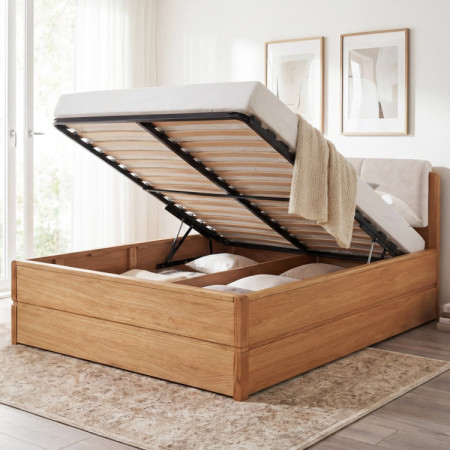 Posteľ 180 cm s úložným priestorom, Helsinki Olej