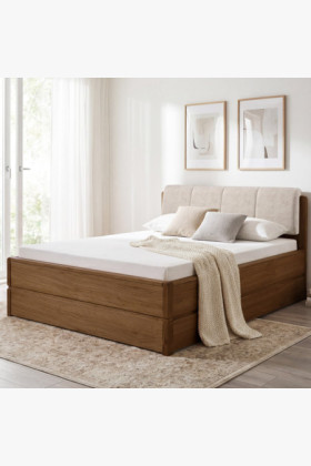 Posteľ 180 cm s úložným priestorom, Helsinki Dub pálený