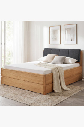 Posteľ 200 cm s úložným priestorom, Helsinki Olej