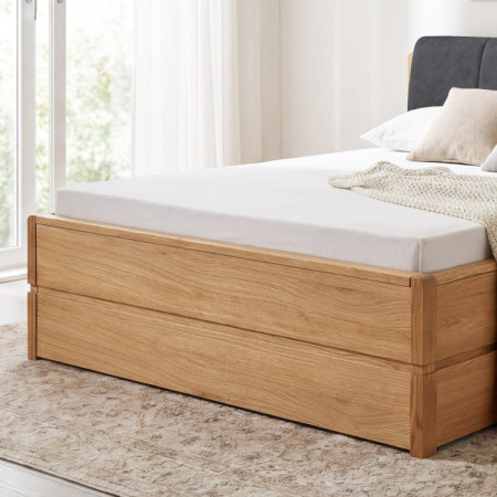 Posteľ 200 cm s úložným priestorom, Helsinki Olej