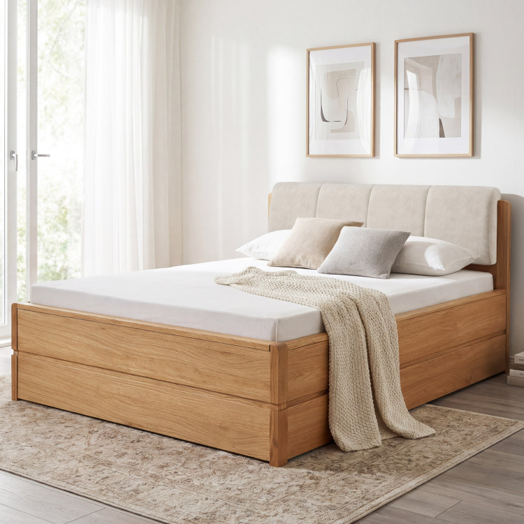 Posteľ 200 cm s úložným priestorom, Helsinki Olej