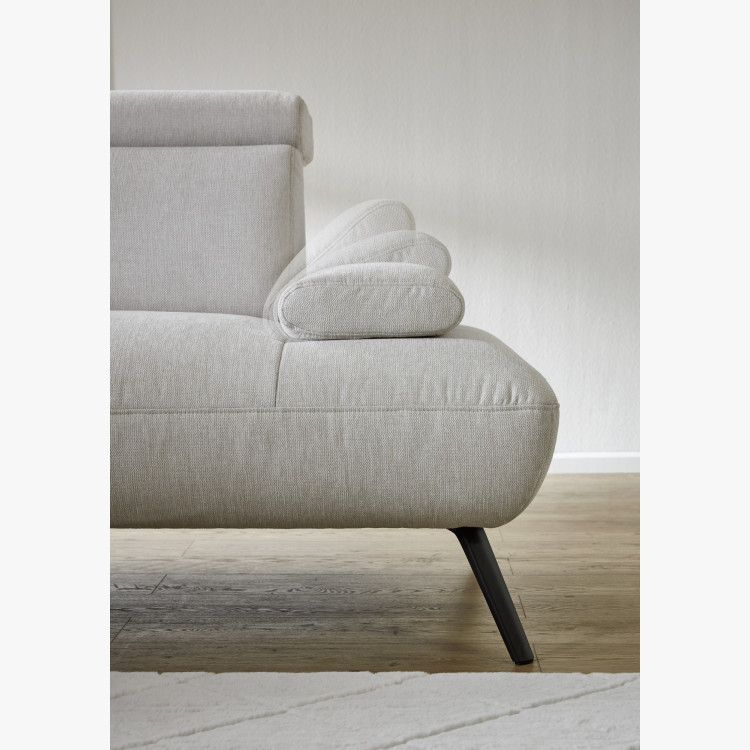 Sedacia súprava CALAIS – moderná rohová sedačka s vysokými nožičkami P